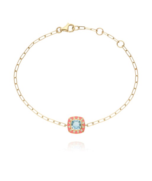 Bracelet Stella corail fluo de France