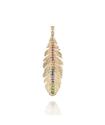 Pendentif Feather or rainbow la livraison gratuite