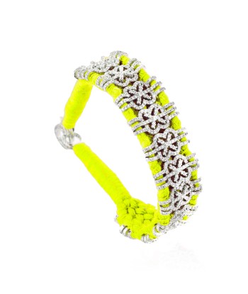 Bracelet Salvador jaune fluo l'évolution des habitudes 