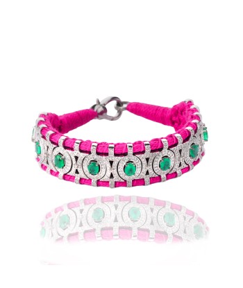 Bracelet Sao Paulo rose fluo Pour