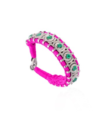 Bracelet Sao Paulo rose fluo Pour