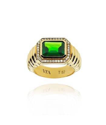 Bague Marly Or, Diopside de l' environnement