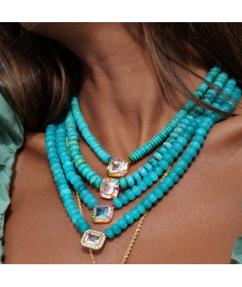 Collier Molly perles turquoise et or offre 