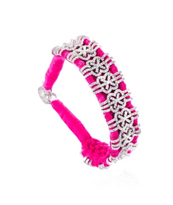 Bracelet Salvador rose fluo Paris Déstockage Promo