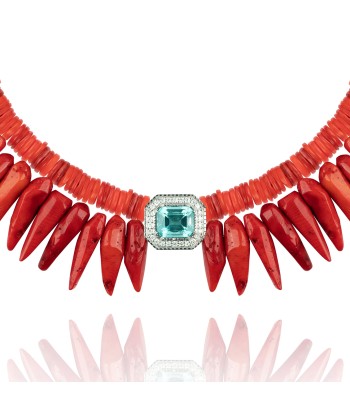 Collier Molly special corail et apatite store