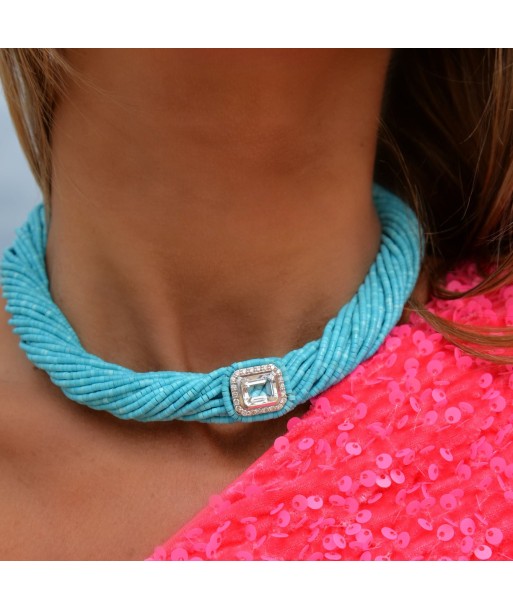 Collier Tornado Turquoise Cristal prix