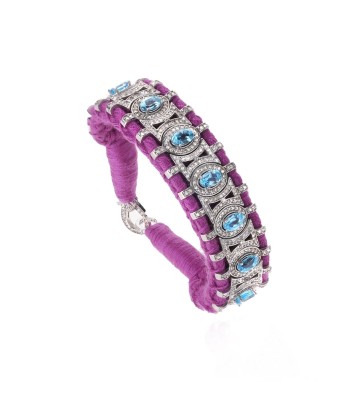 Bracelet Sao Paulo violet - topazes les muscles