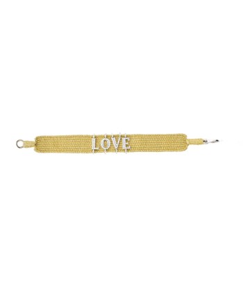 Bracelet Love Gold en argent les ctes