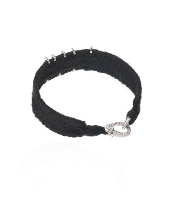 Bracelet Love Noir en argent Amélioration de cerveau avec