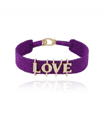 Bracelet Love Iris en vermeil À commander