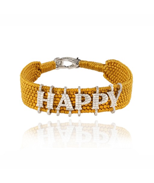 Bracelet Happy ocre en argent online