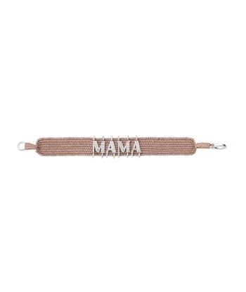 Bracelet Mama Rose Gold en argent brillant des détails fins