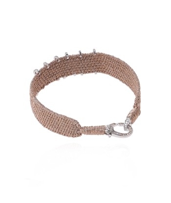 Bracelet Mama Rose Gold en argent brillant des détails fins