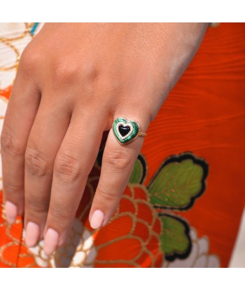 Bague Miamor Malachite de pas cher