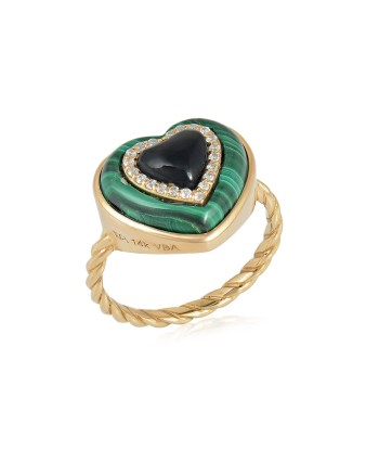 Bague Miamor Malachite de pas cher