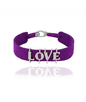 Bracelet love Iris Argent Le MVP de beaucoup