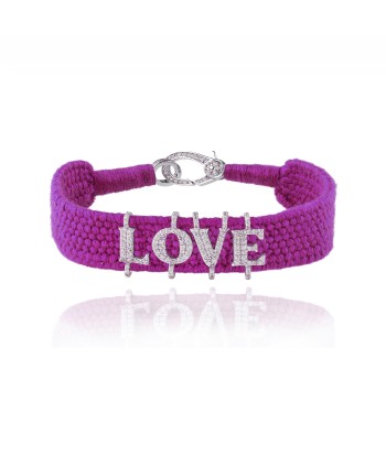 Bracelet love Violet Argent Toutes les collections ici