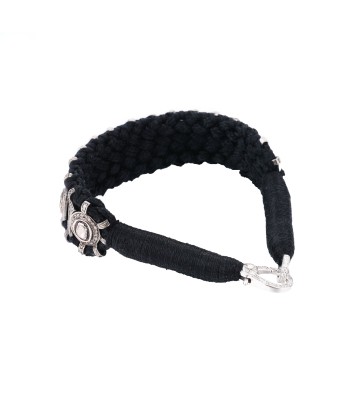 Sao Paulo Black and Diamond Polki Bracelet livraison gratuite