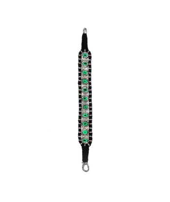 Sao Paulo Black and Emeralds bracelet En savoir plus