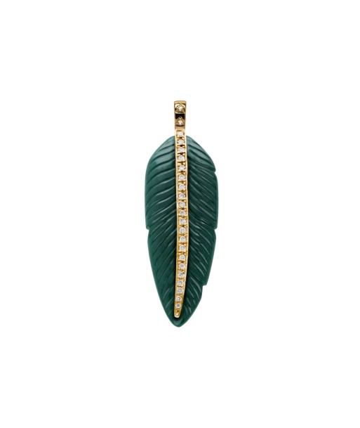 Malachite Feather Pendant Vous souhaitez 