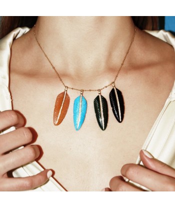 Onyx Feather Pendant En savoir plus